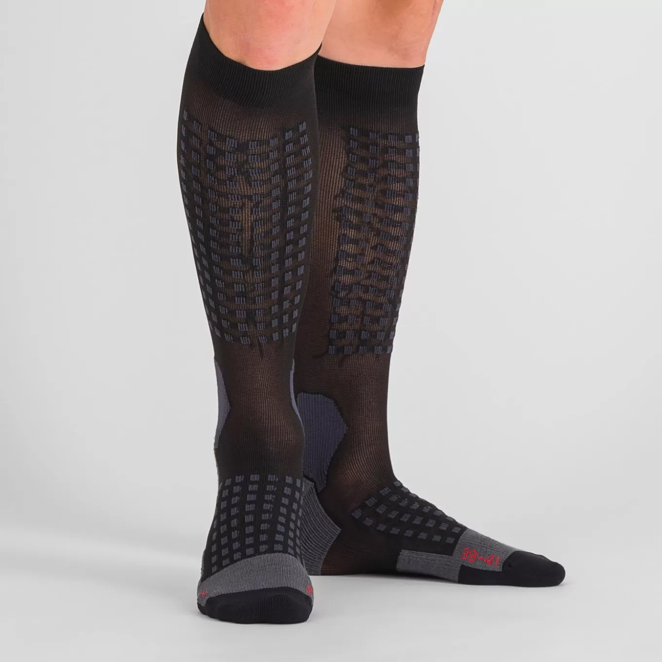 Sportful Apex | Bas & Chaussettes^APEX LONG SOCKS BLACK DARK GRAY