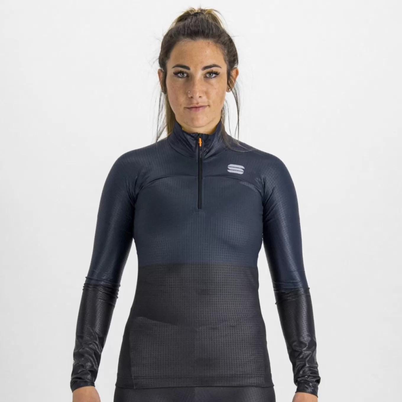 Sportful Apex | Maillots Thermiques^APEX W JERSEY BLACK / GALAXY BLUE