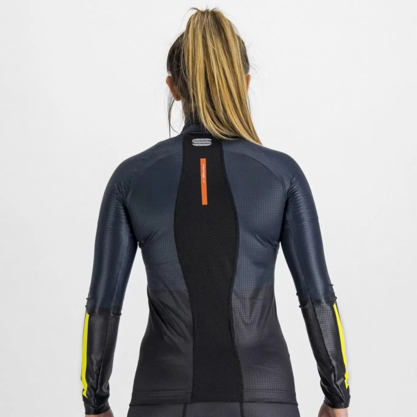 Sportful Apex | Maillots Thermiques^APEX W JERSEY BLACK / GALAXY BLUE