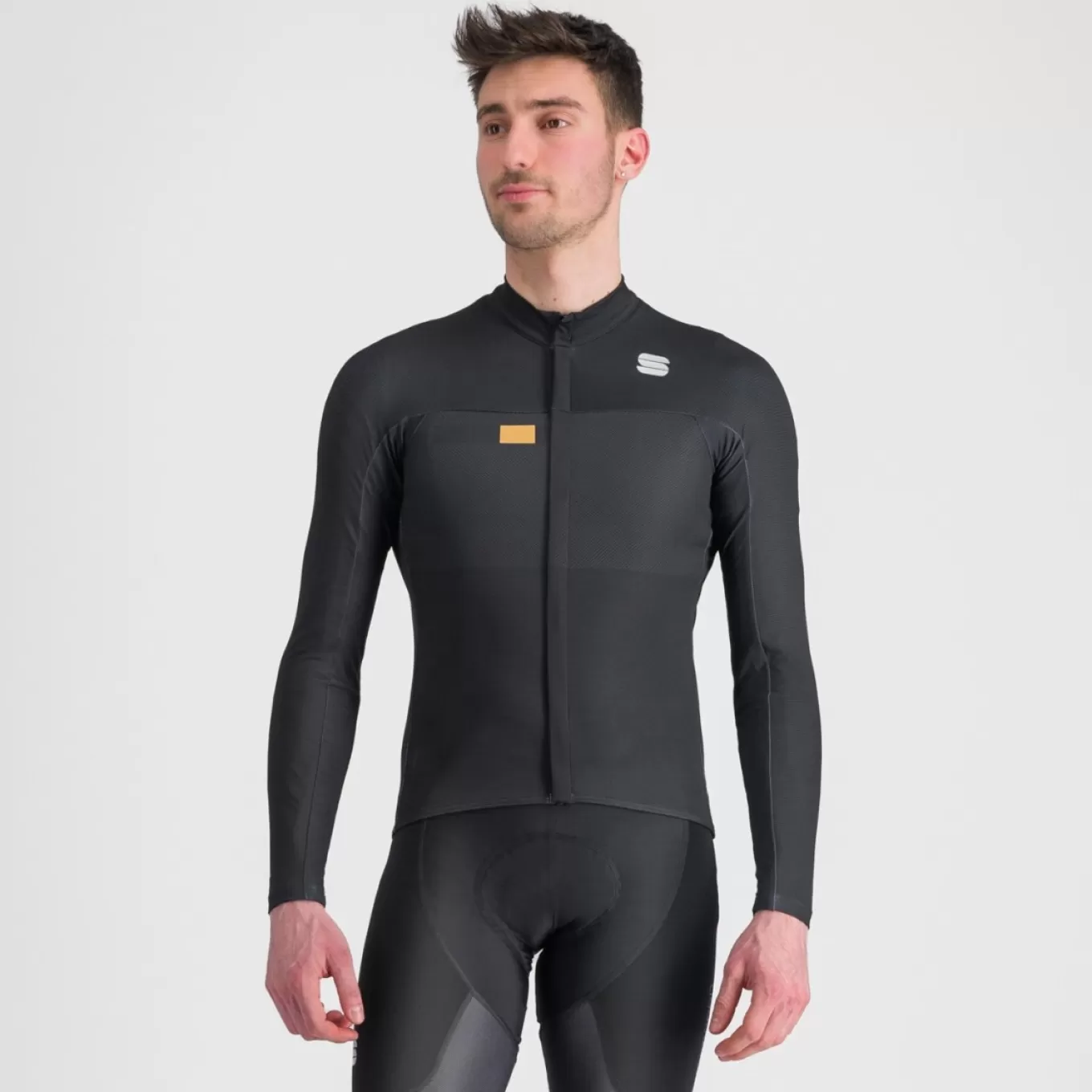 Sportful Maillots^BODYFIT PRO THERMAL JERSEY BLACK GOLD