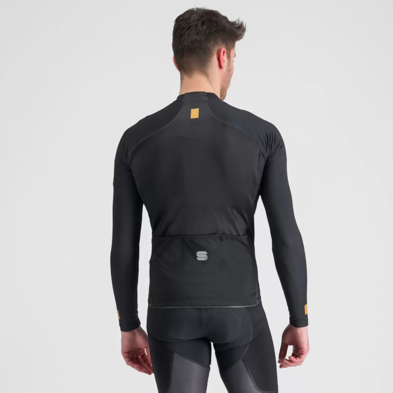 Sportful Maillots^BODYFIT PRO THERMAL JERSEY BLACK GOLD