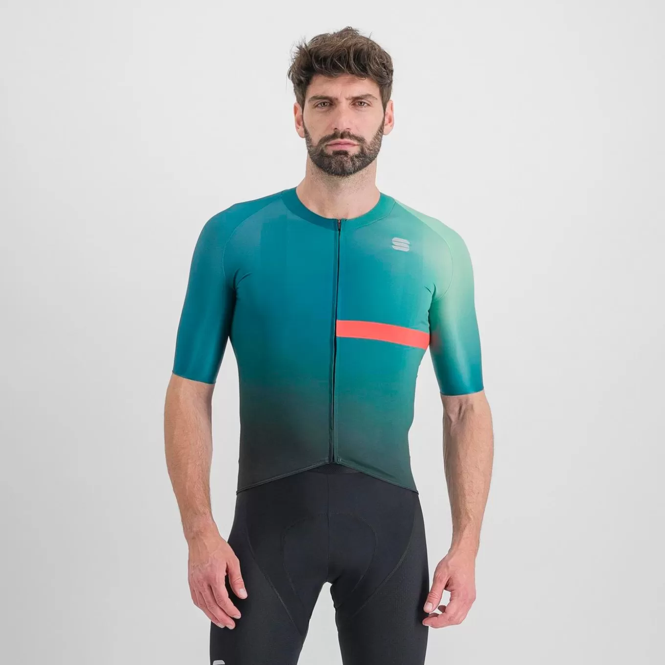 Sportful Maillots^BOMBER JERSEY SHADE SPRUCE POMPELMO