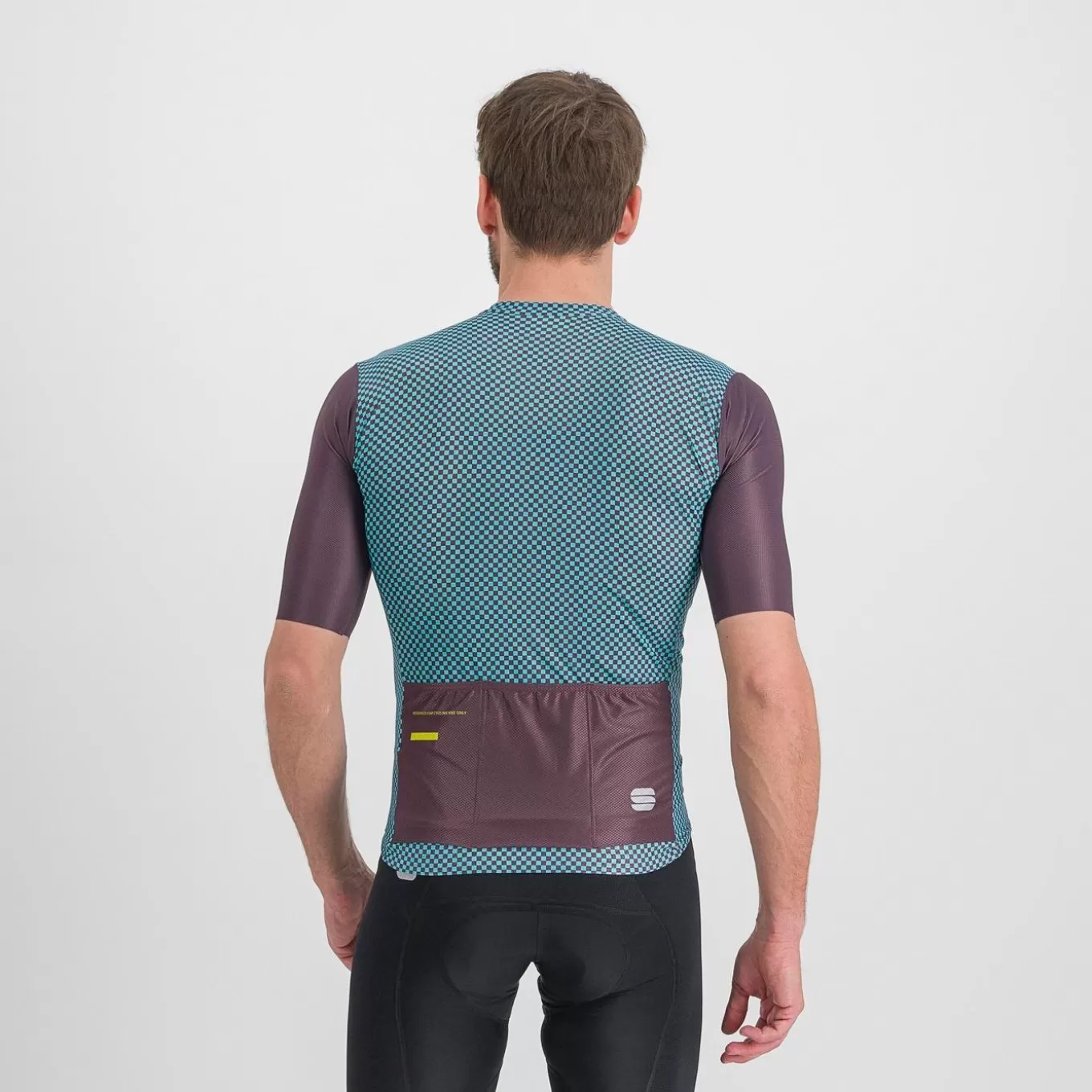 Sportful Maillots^CHECKMATE JERSEY HUCKLEBERRY BLUE RADIANCE