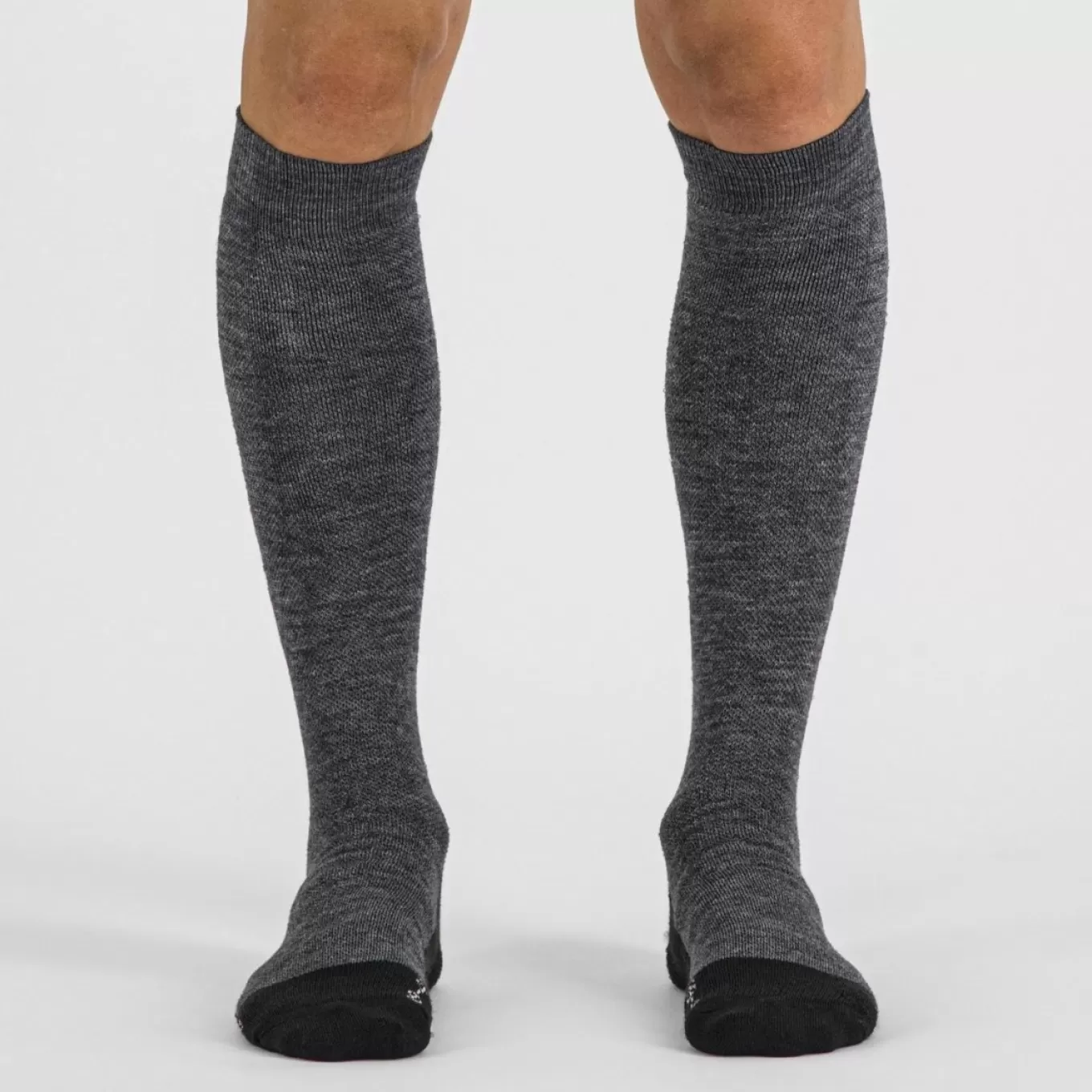 Sportful Bas & Chaussettes^EXTRA WARM WOOL LONG SOCKS BLACK DARK GREY