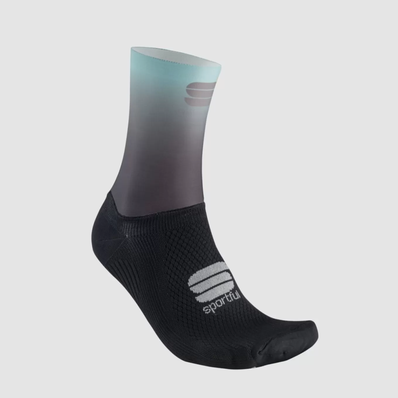 Sportful Chaussettes^RACE MID W SOCKS BLACK BLUE SKY