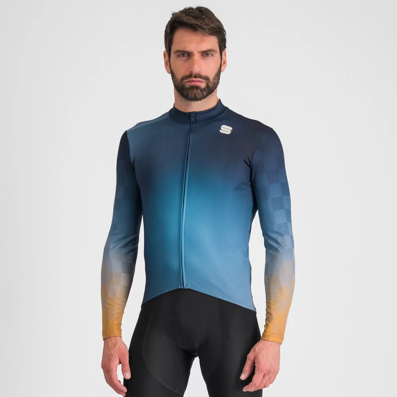 Sportful Maillots^ROCKET THERMAL JERSEY GALAXY BLUE LEATHER