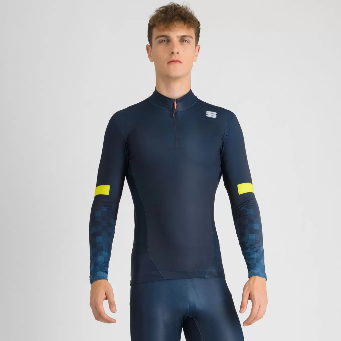 Sportful Squadra | Maillots Thermiques^SQUADRA JERSEY GALAXY BLUE / NATURAL GRAY