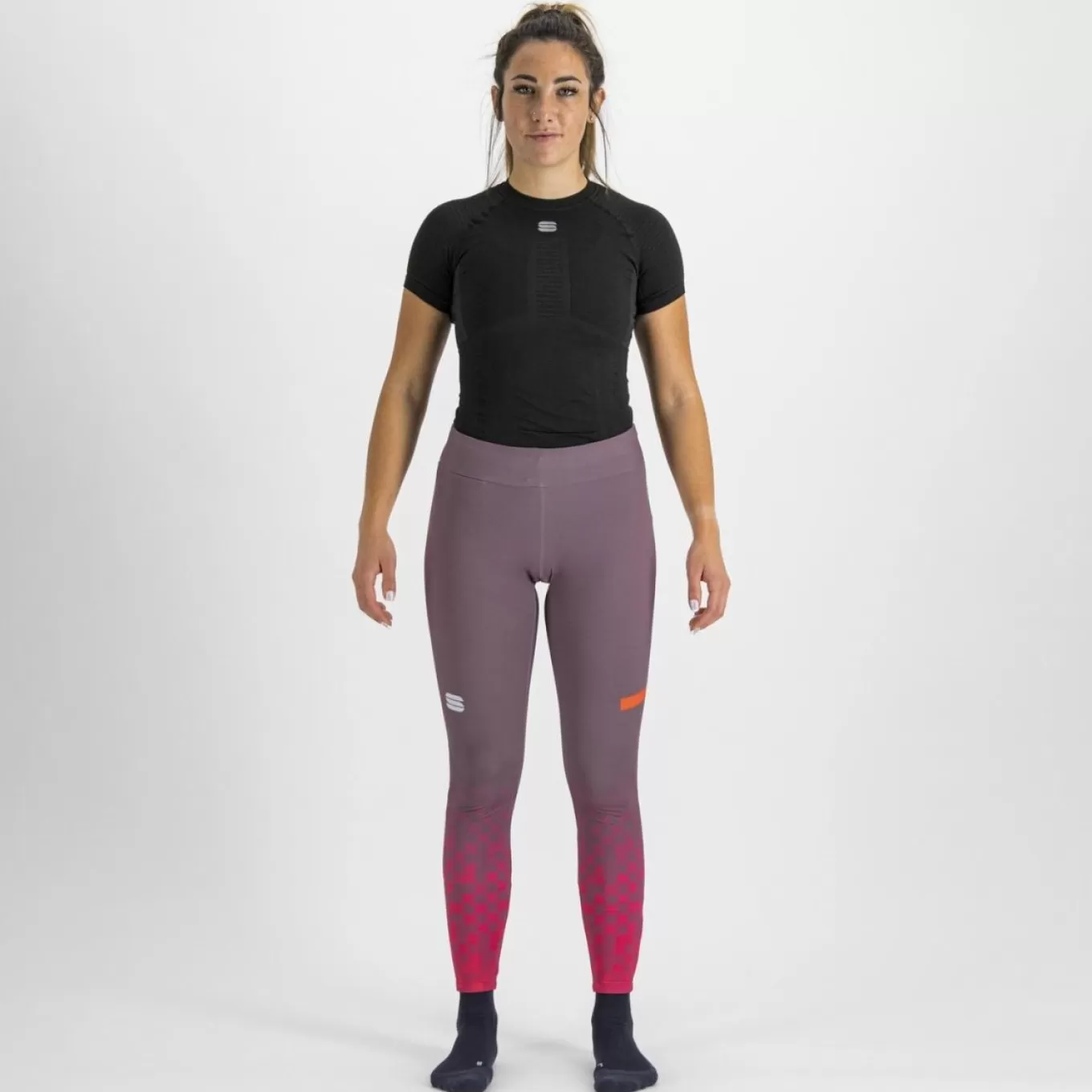 Sportful Squadra | Pantalons^SQUADRA W TIGHT MAUVE / RASPBERRY