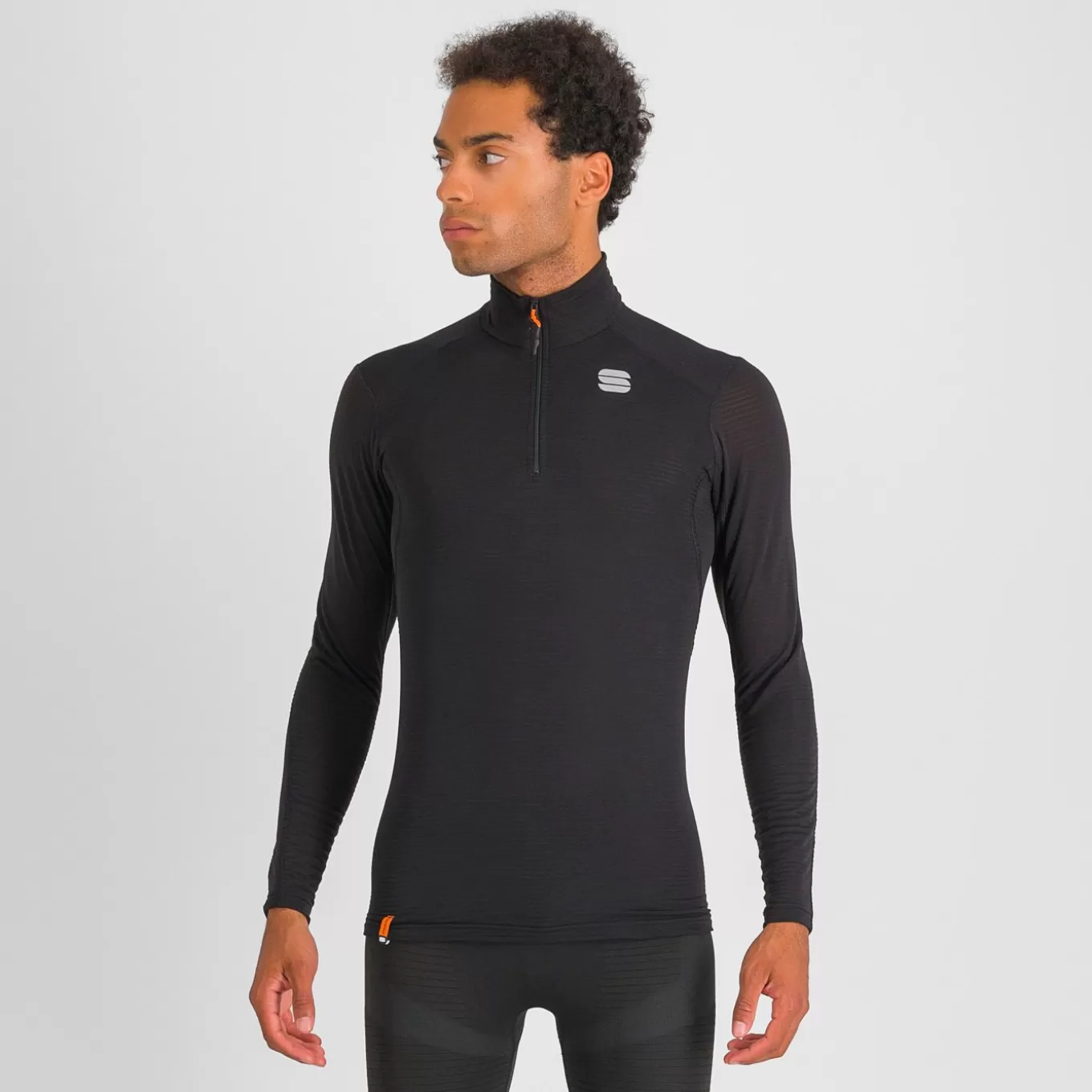 Sportful Coupe-vent & Vestes Imperméables^THERMODYNAMIC MID ZIPPED TEE LONG SLEEVE