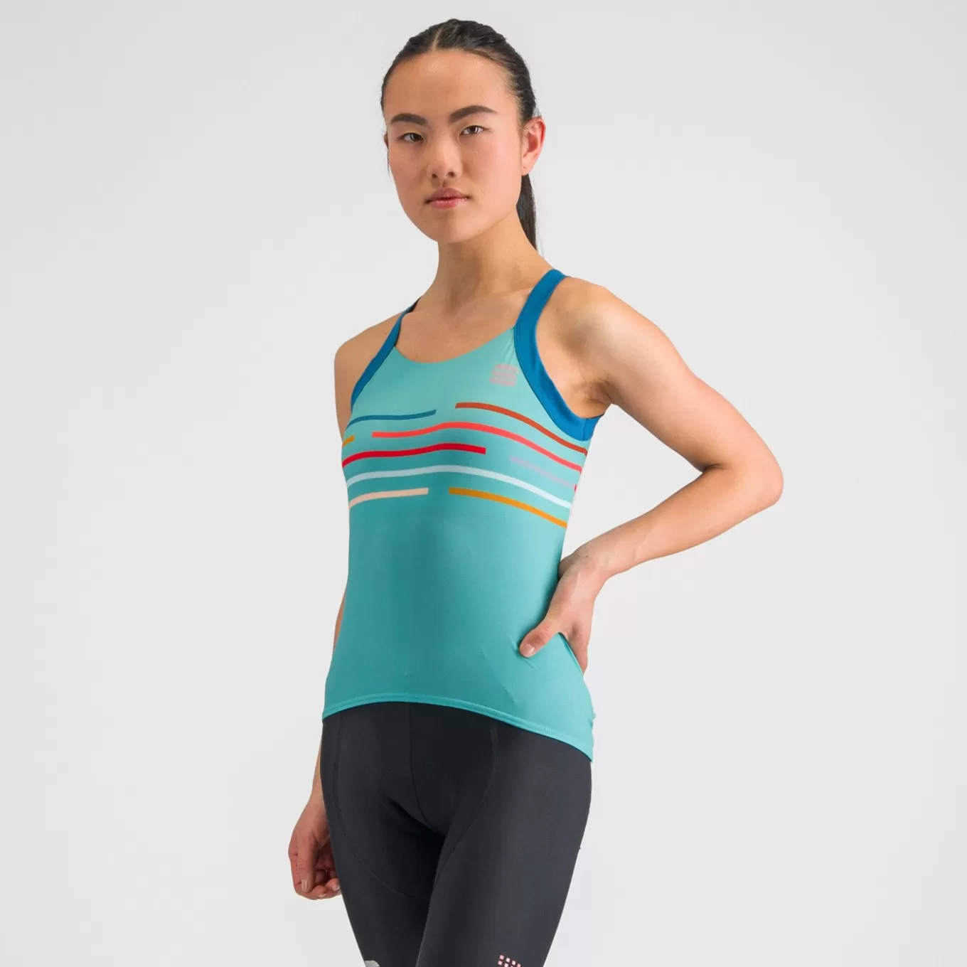 Sportful Route | Maillots^V�LODROME W TOP JUNIPER BLUE